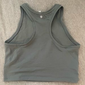 90 Degrees by Reflex Ribbed Racerback Cropped Tank